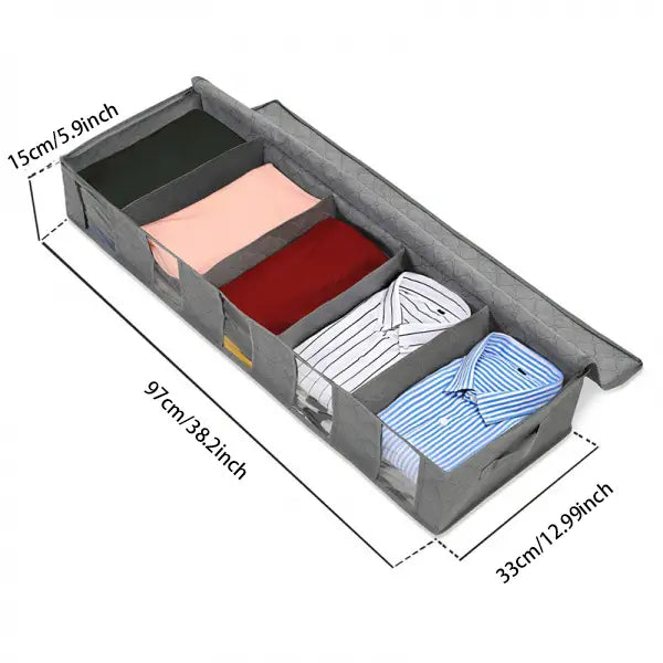 Under-Bed Storage Bag with Clear Window
