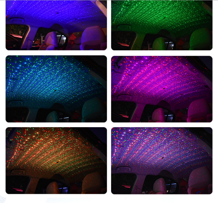 Dynamic Starry Sky Ceiling Light with USB Remote Control