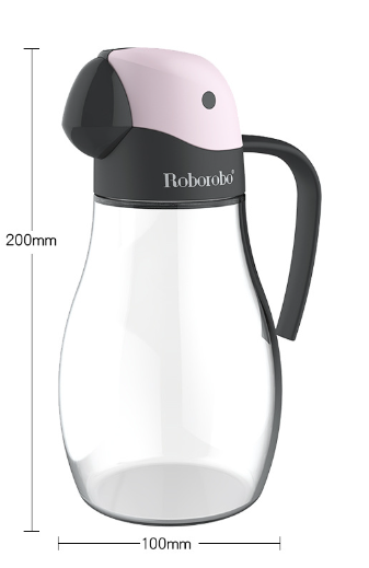 Automatic Opening Glass Oil Dispenser for Kitchen Use