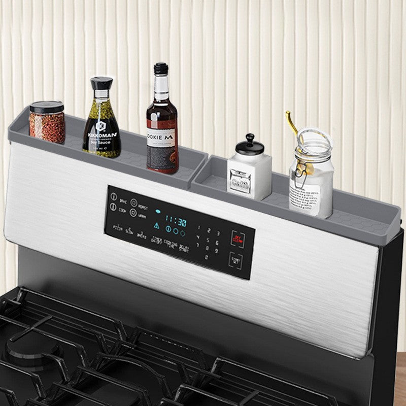 Silicone Stove Mat and Spice Rack Organiser Combo