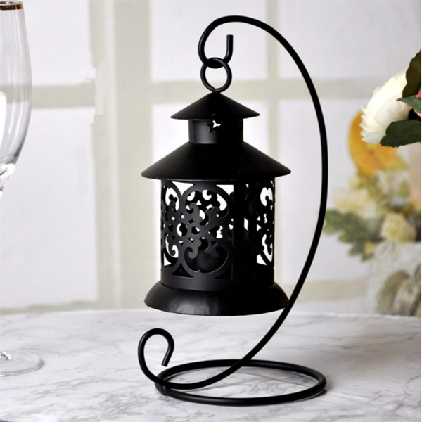 Wrought Iron Candlestick Holder