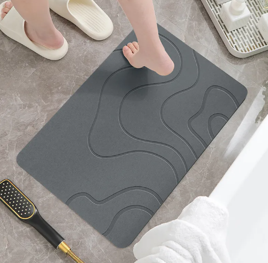 Non-Slip Diatomite Quick-Dry Bath Mat