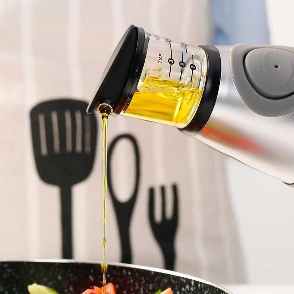 Glass Oil Dispenser Bottle with Pressure Control (Kitchen)