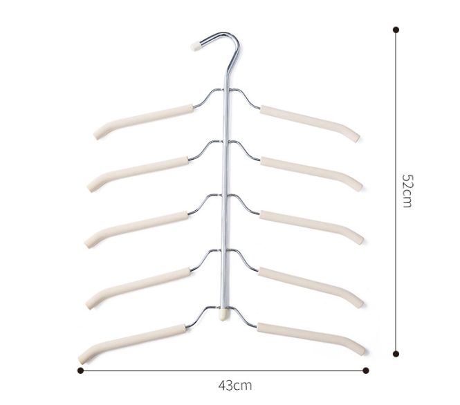 Non-Slip Multi-Layer Clothes Hanger for Wardrobe