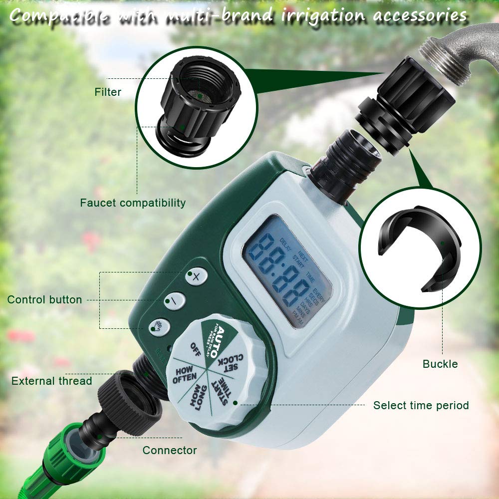 Automatic Garden Watering Timer System