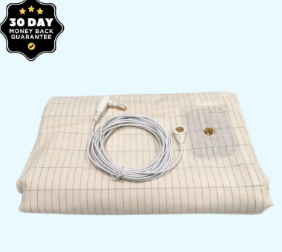 EarthyFeels™ Grounding Bed Sheet with Silver Fibre Fabric