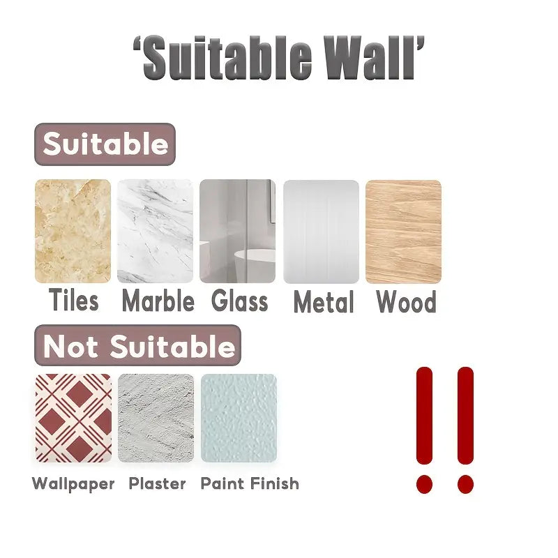 Acrylic Seamless Coat Rack Hooks for Bathroom Storage