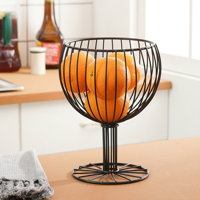 Minimalist Black Fruit Bowl Centerpiece