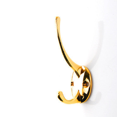 Wall-Mounted Single Coat Hook for Closet and Bathroom