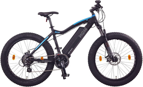 Aspen Fat Electric Bike,E-Bike,48V 13Ah 250W, E-MTB 624Wh Battery [Black 26