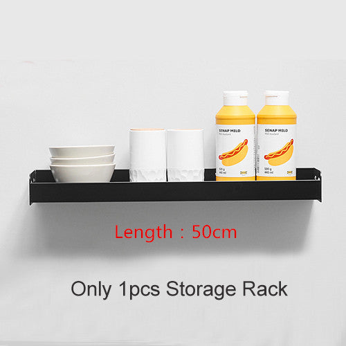 Wall-Mounted Multifunctional Kitchen Storage Rack