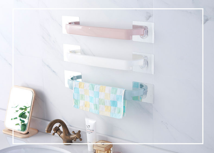 No-Drill Towel Rack, Bath Rack, Storage Organiser