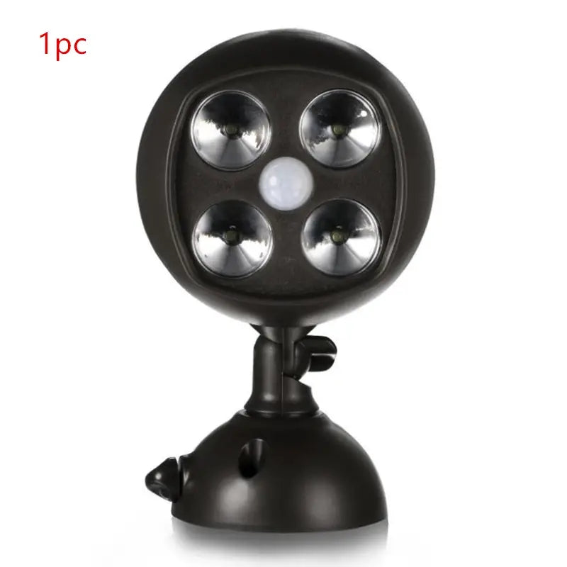 Solar Motion Sensor Garden Light, 360-Degree Rotating