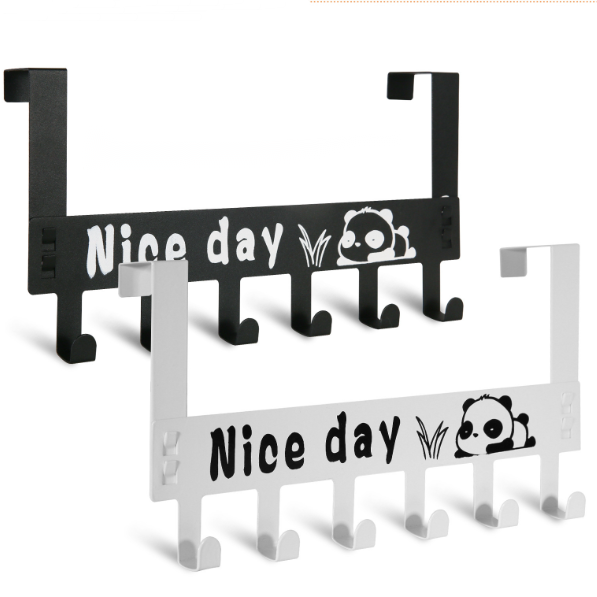 Silent Behind Door Hooks Coat Rack and Storage Shelf