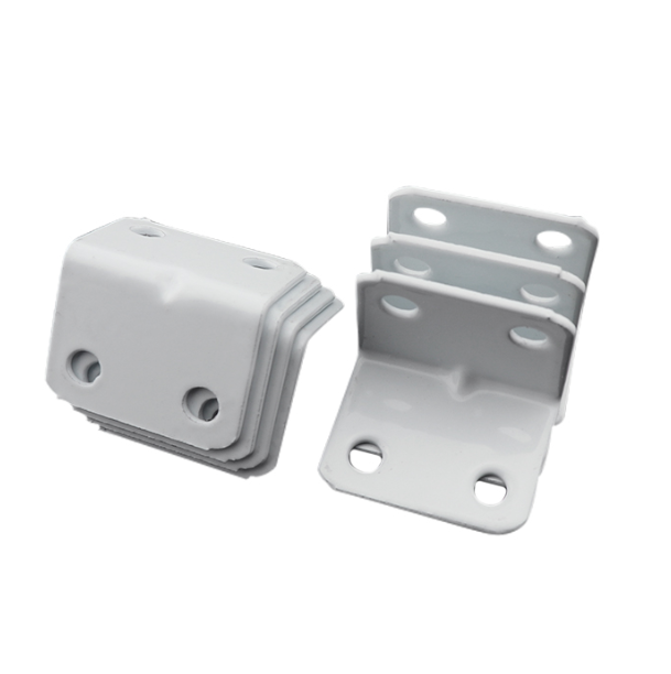 White Corner Bracket for Universal Shelf Support