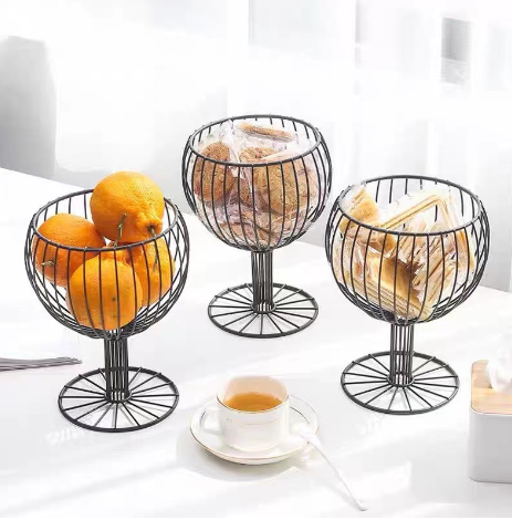 Minimalist Black Fruit Bowl Centerpiece