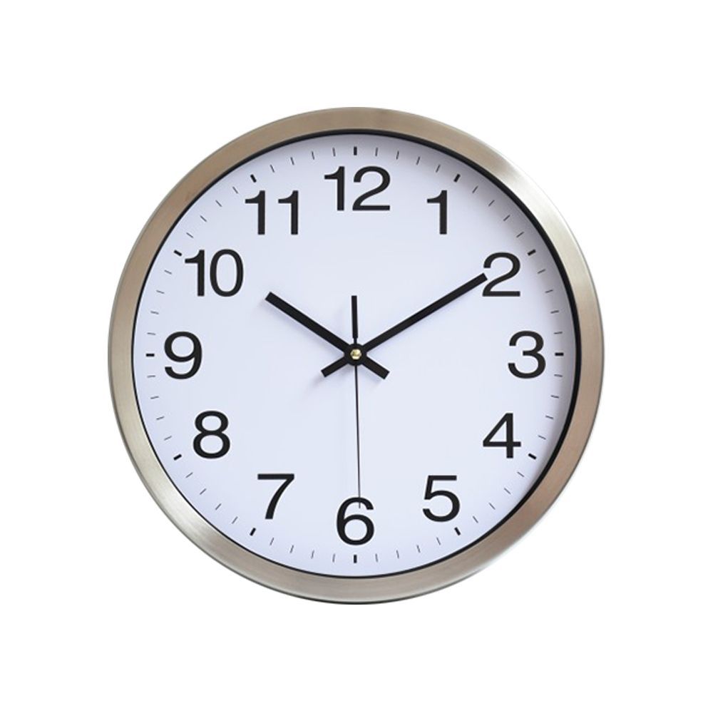 Quartz Wall Clock, 30cm Metal Design