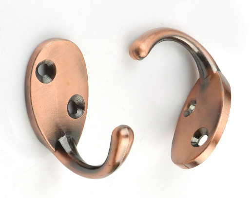 Wall-Mounted Single Coat Hook for Closet and Bathroom