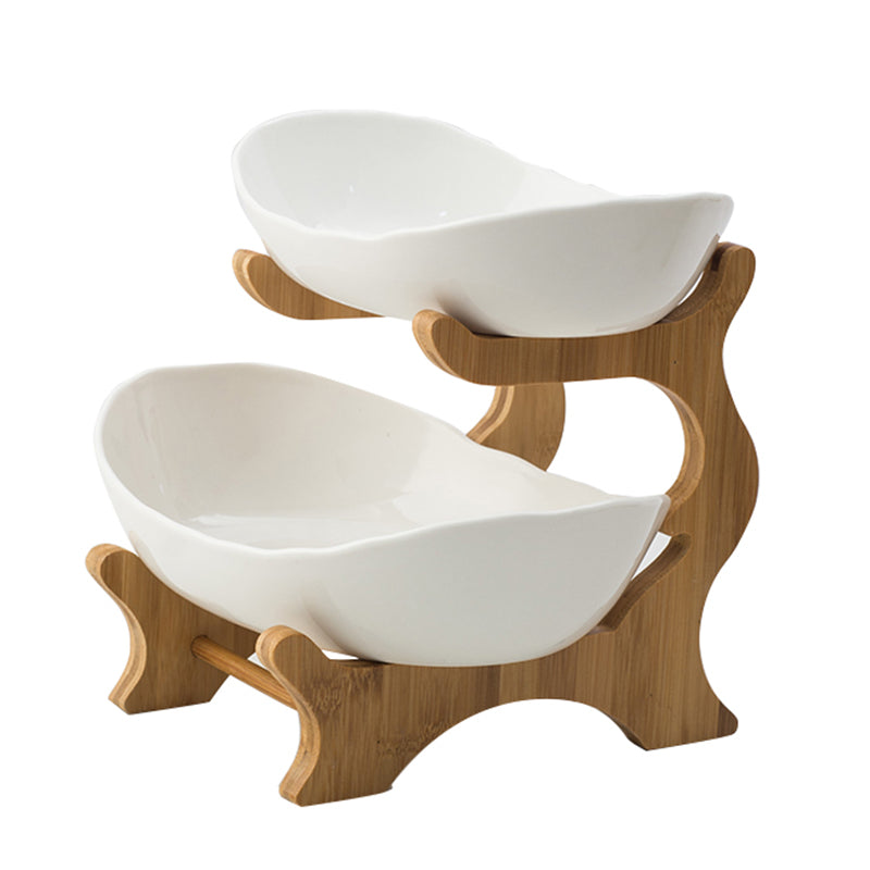 Ceramic Candy Dish and Snack Plate Fruit Basket