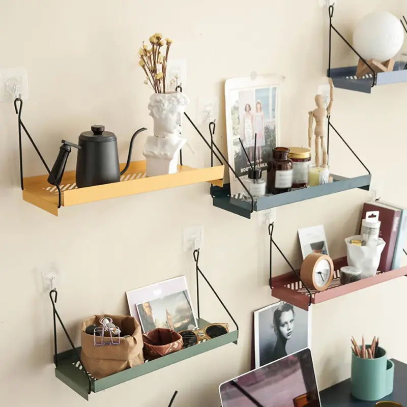 Modern Decorative Metal Floating Wall Shelf