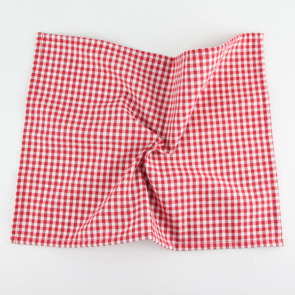 Plaid Cotton Polyester Western Food Placemat and Towel