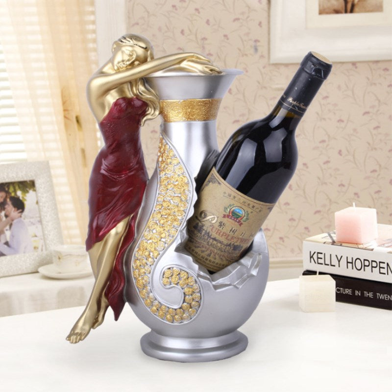 Wine Rack in Beautiful Woman Shape