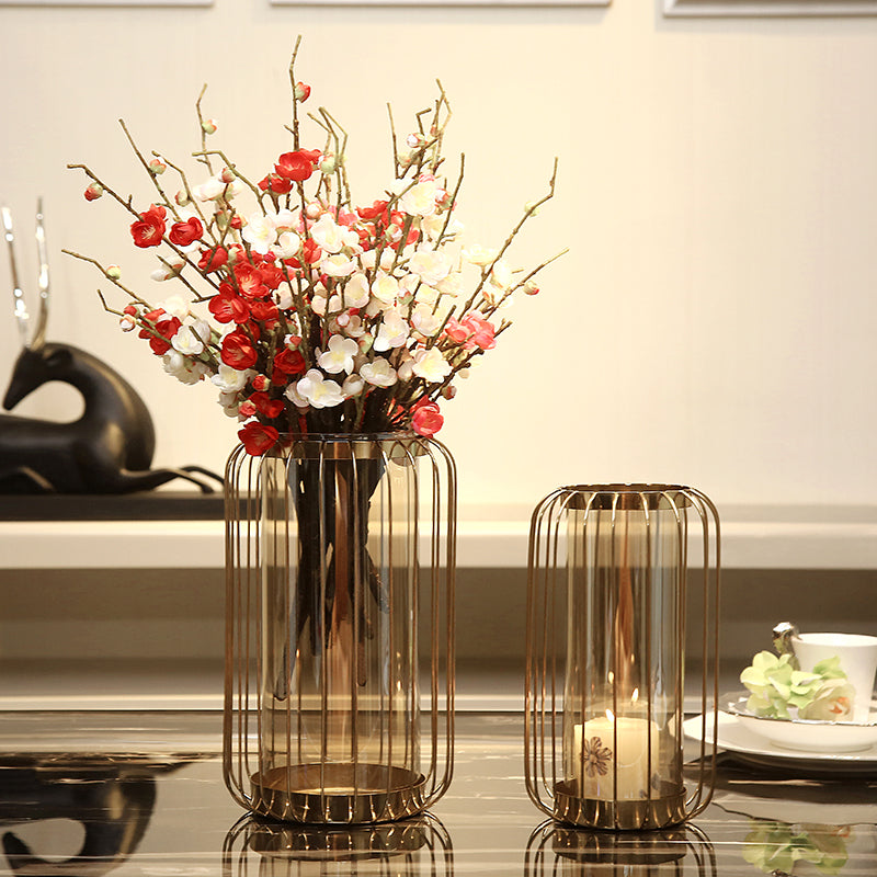 European Vase for Floral Decor and Candle Holder