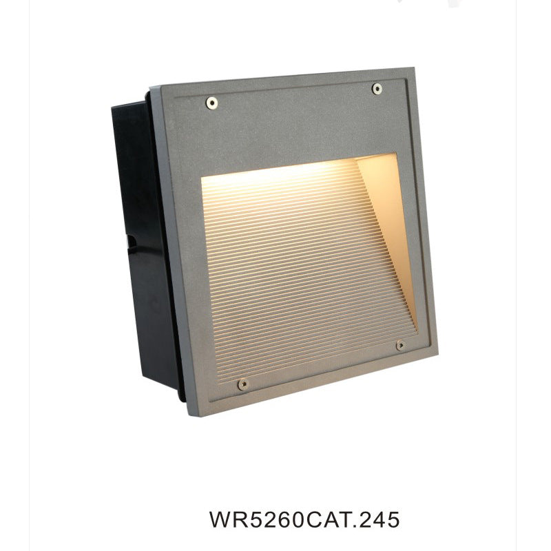 Square Recessed Corridor Wall Light for Stairs
