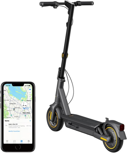 Ninebot Electric Kickscooter MAX G2, Long Range 70 Km & Max Speed 25Km/H, Foldable Electric Scooter for Adults Commuting