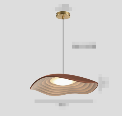 Sculptural Wave Pendant Light - Designer Ceiling Light for Dining and Bar