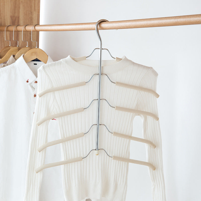 Non-Slip Multi-Layer Clothes Hanger for Wardrobe