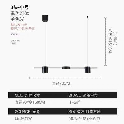 Nordic Minimalist Creative Dining Table Pendant Light