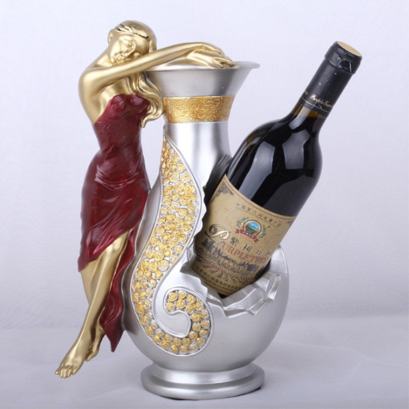 Wine Rack in Beautiful Woman Shape