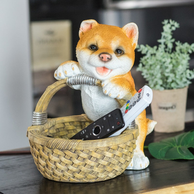 Home Decor Key Holder and Storage Basket Ornament