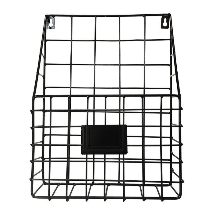 Creative Minimalist Iron Wire Grid Magazine Rack