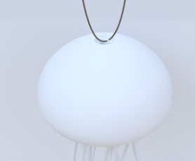 Dancing Jellyfish LED Pendant Light
