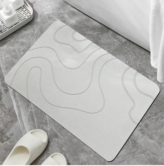 Non-Slip Diatomite Quick-Dry Bath Mat