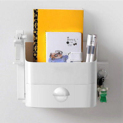 Wall-Mounted Storage Basket for Bedside Organisation