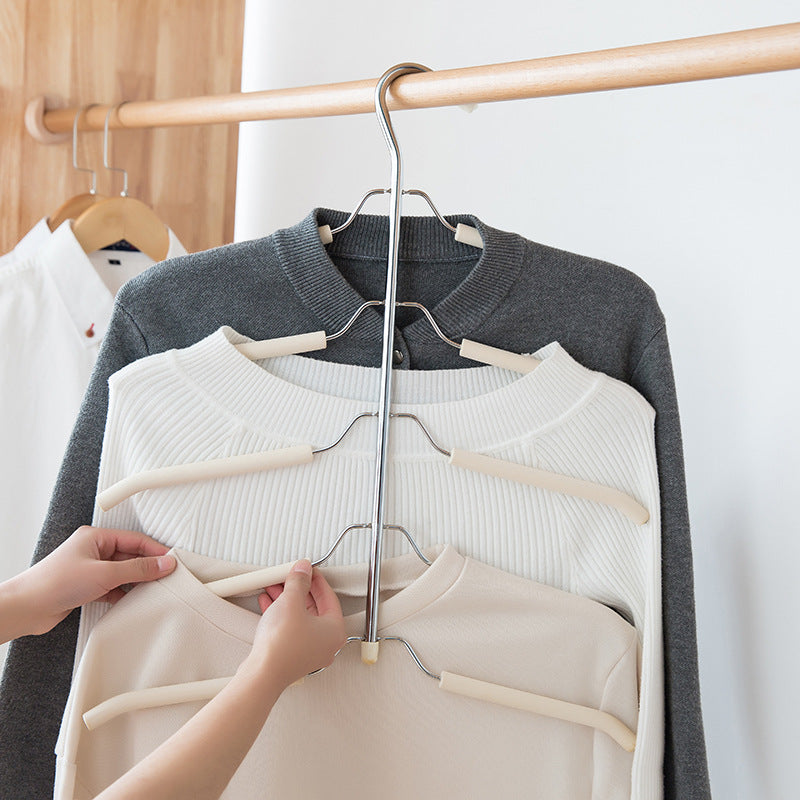 Non-Slip Multi-Layer Clothes Hanger for Wardrobe