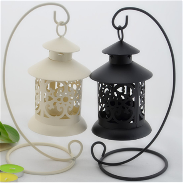 Wrought Iron Candlestick Holder