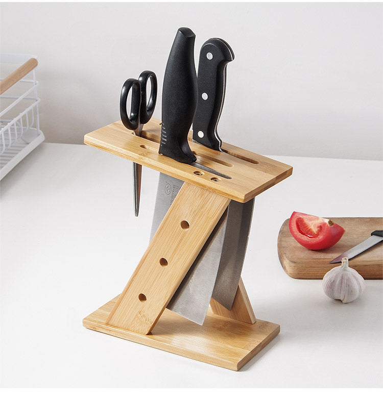 Knife Rack, Storage Rack, Cross Knife Holder