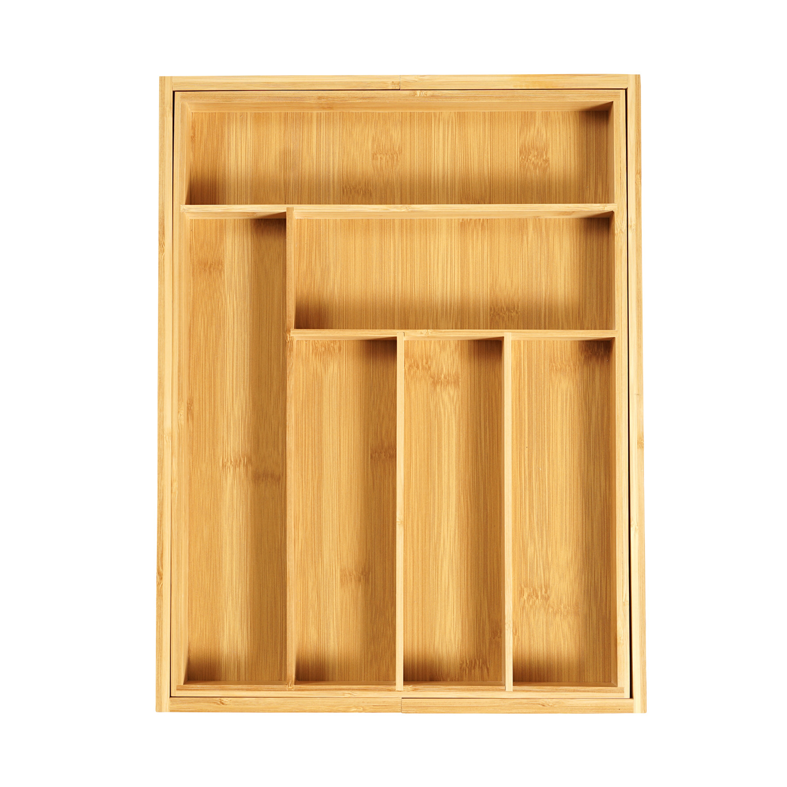 Bamboo Cutlery Organiser