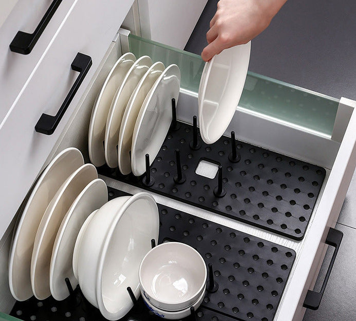 Retractable Dish Drying Rack for Teacups