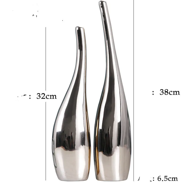 Plated Ceramic Vase
