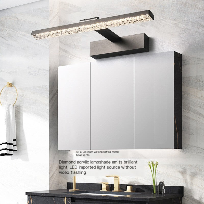 LED Bathroom Mirror Cabinet Light with Acrylic Design