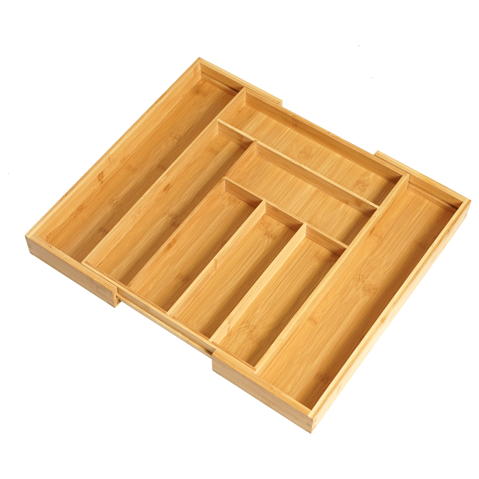 Bamboo Cutlery Organiser