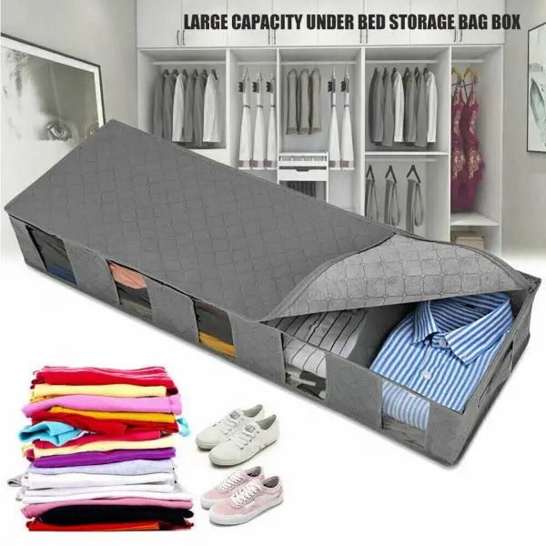 Under-Bed Storage Bag with Clear Window