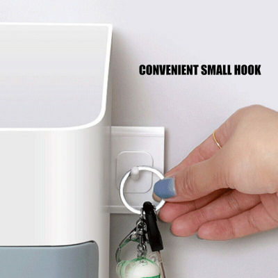 Wall-Mounted Storage Basket for Bedside Organisation