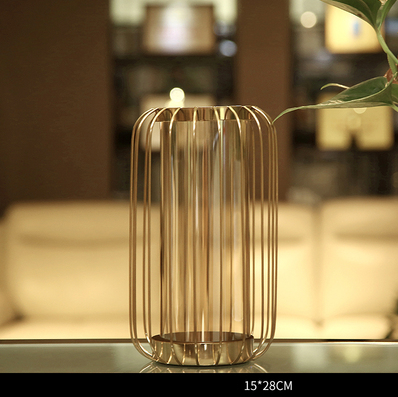 European Vase for Floral Decor and Candle Holder