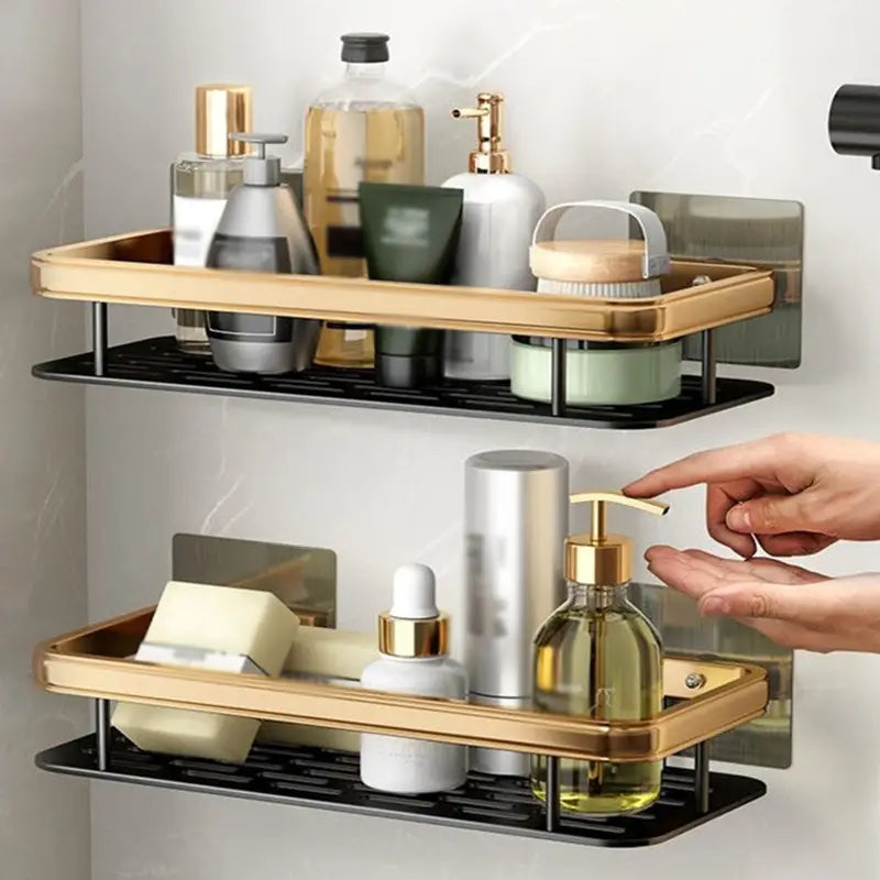 Wall Mounted Shower Caddy - No Drilling Organiser